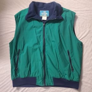 VTG WOOLRICH Teal Green Mens Large Vest